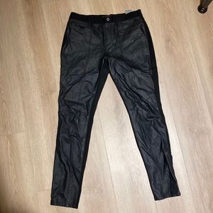 Banana Republic Faux Leather and Elastic Pants